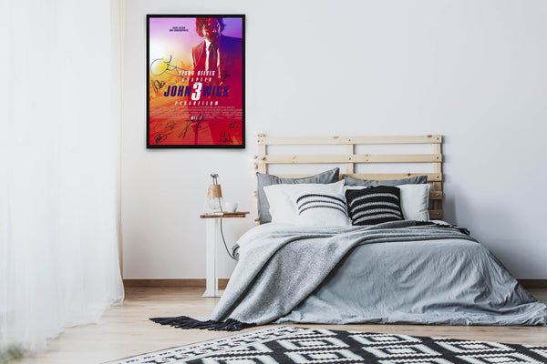 John Wick: Chapter 3 Parabellum Signed Poster with COA