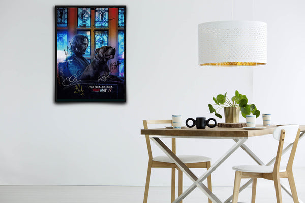 John Wick: Chapter 3 Parabellum Signed Poster with COA