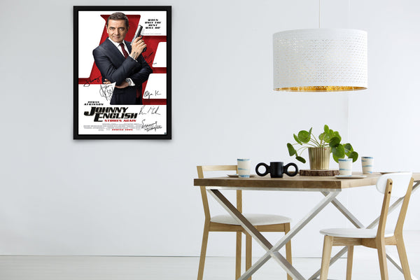 Johnny English Strikes Again - Signed Poster + COA