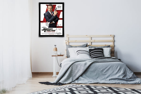 Johnny English Strikes Again Signed Poster with COA