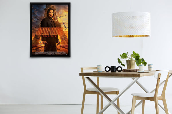 John Wick: Chapter 4 Signed Poster with COA