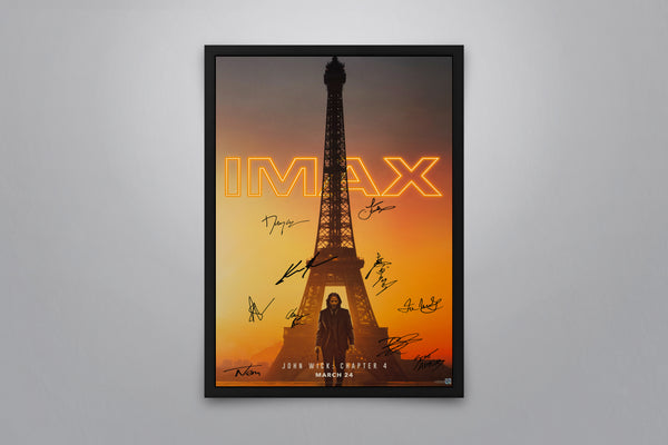 John Wick: Chapter 4 Signed Poster with COA
