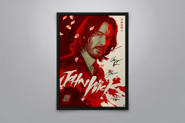 John Wick: Chapter 4 Signed Poster with COA
