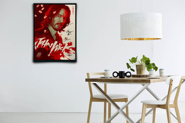 John Wick: Chapter 4 Signed Poster with COA
