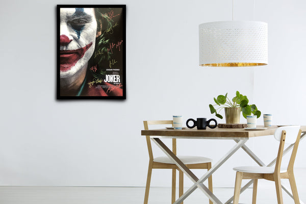 Joker Signed Poster with COA