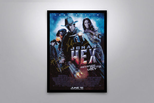 Jonah Hex Signed Poster with COA