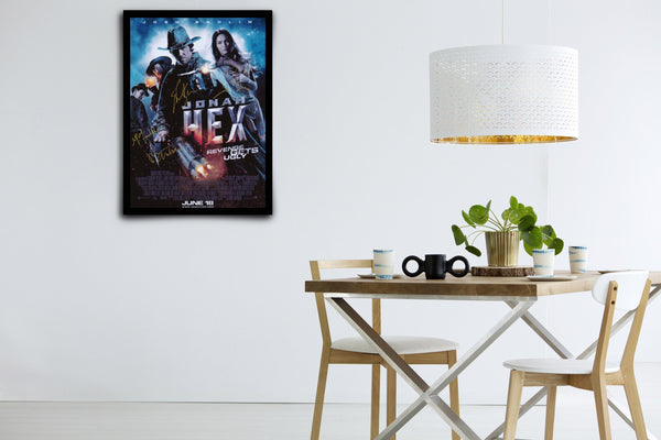 Jonah Hex Signed Poster with COA