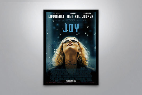 Joy Signed Poster with COA