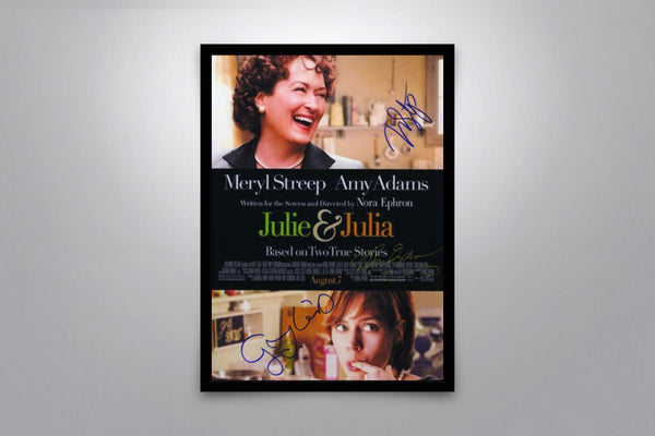 Julie & Julia Signed Poster with COA