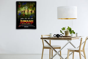 Jumanji: Welcome to the Jungle Signed Poster with COA