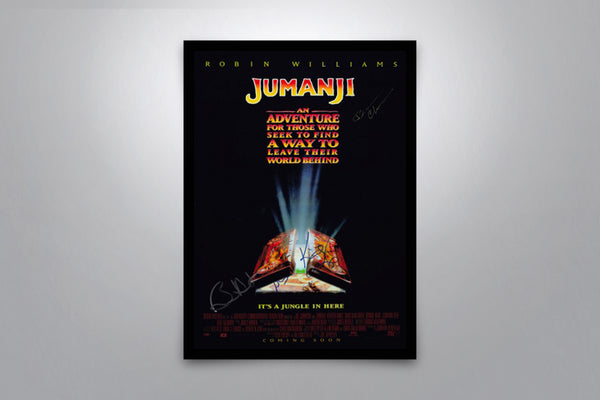 Jumanji Signed Poster with COA