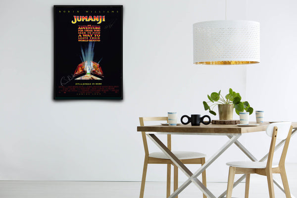 Jumanji Signed Poster with COA