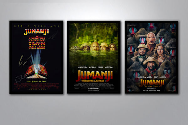 Jumanji Autographed Poster Collection