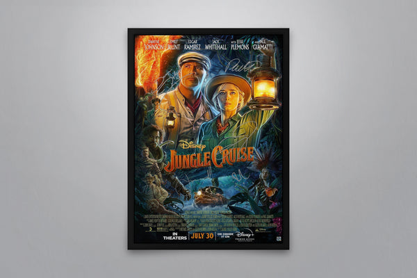 Jungle Cruise Signed Poster with COA
