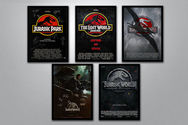 Jurassic Park Autographed Poster Collection