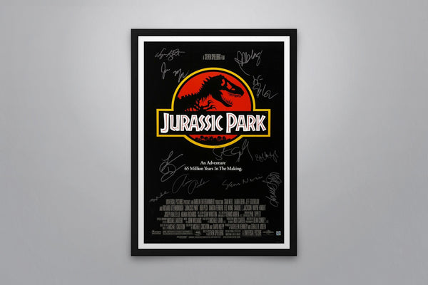 JURASSIC PARK - Signed Poster + COA