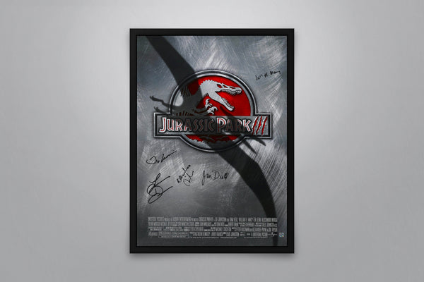 Jurassic Park III Signed Poster with COA