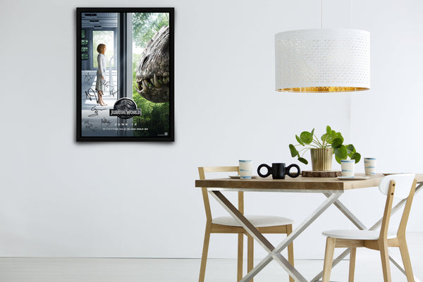 Jurassic World Signed Poster with COA