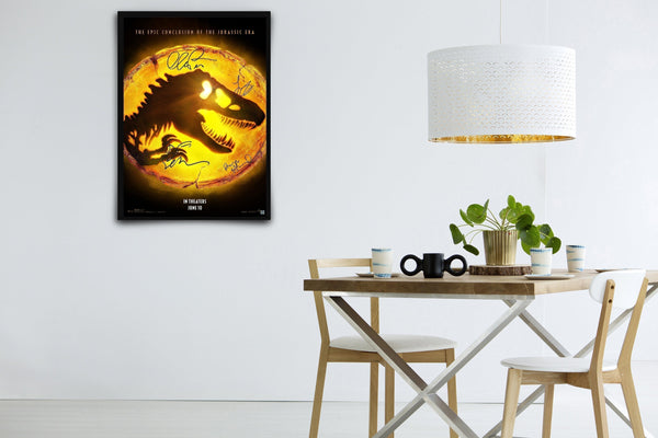 Jurassic World: Dominion Signed Poster with COA