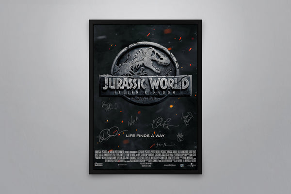 Jurassic World: Fallen Kingdom Signed Poster with COA