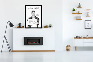 Justin Bieber: What Do You Mean Signed Poster with COA