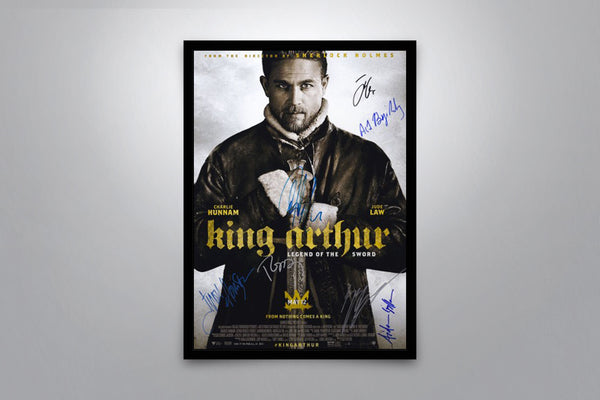 King Arthur: Legend of the Sword Signed Poster with COA