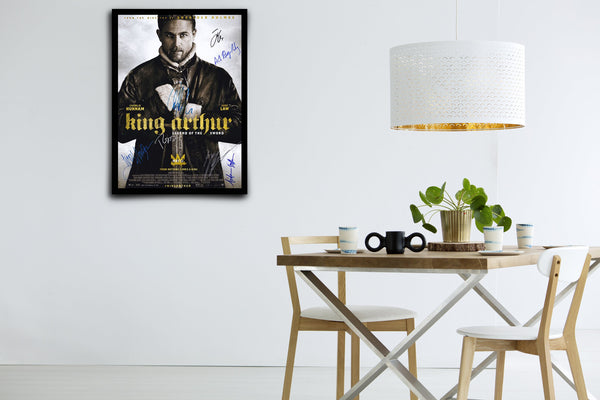 King Arthur: Legend of the Sword Signed Poster with COA