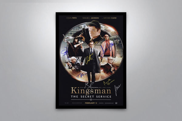 Kingsman: The Secret Service Signed Poster with COA