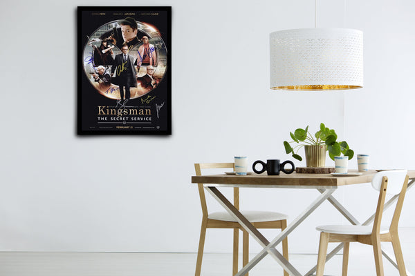 Kingsman: The Secret Service Signed Poster with COA