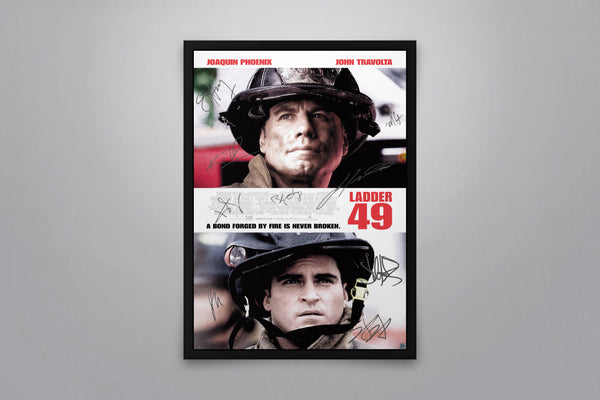 Ladder 49 Signed Poster with COA