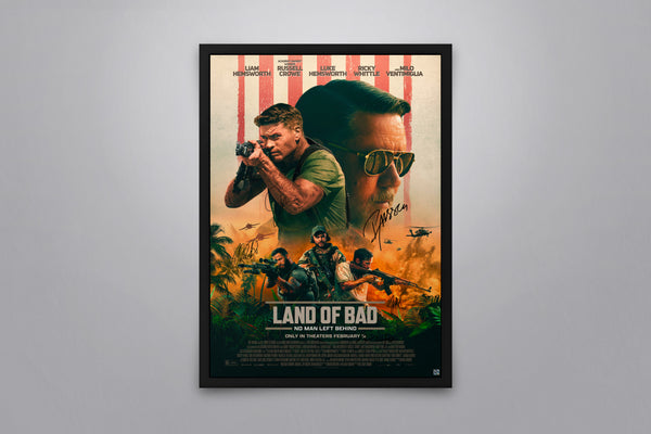 Land of Bad - Signed Poster + COA