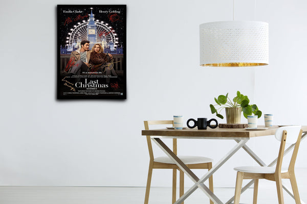 Last Christmas Signed Poster with COA