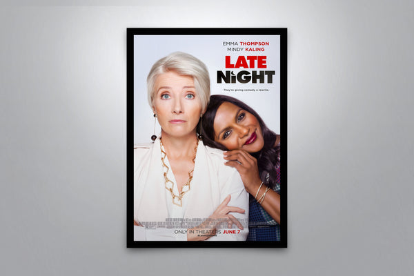 Late Night Signed Poster with COA
