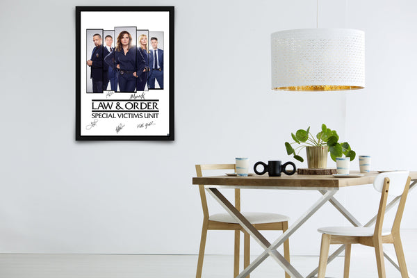 Law & Order: Special Victims Unit Signed Poster with COA