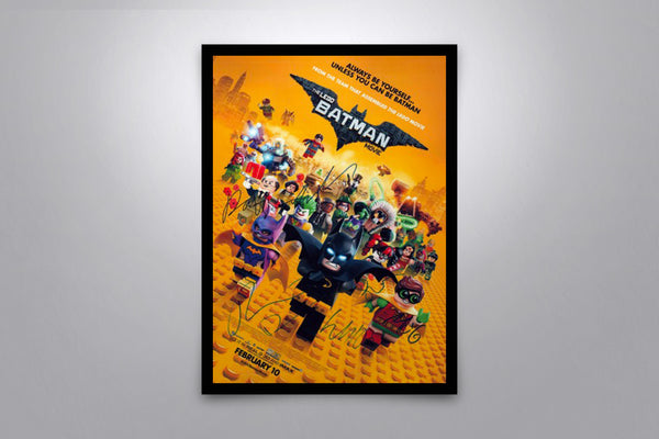 The Lego Batman Movie  Signed Poster with COA