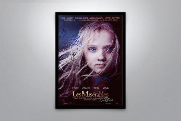 Les Misérables Signed Poster with COA