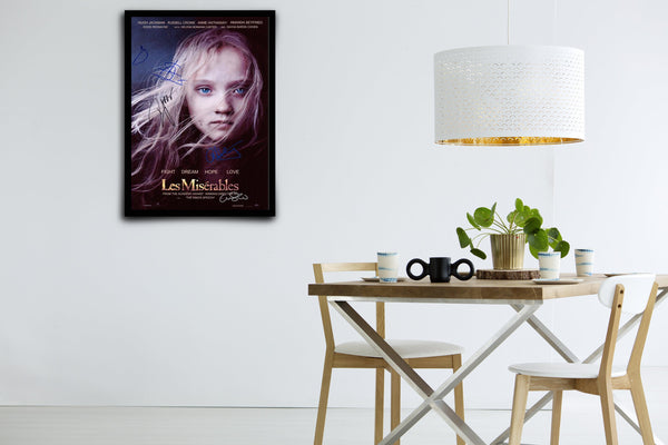 Les Misérables Signed Poster with COA