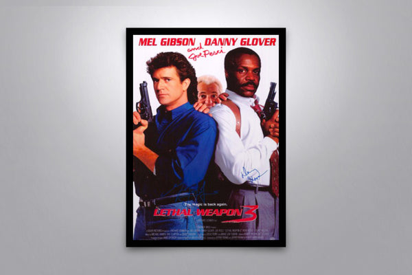 Lethal Weapon 3 Signed Poster with COA