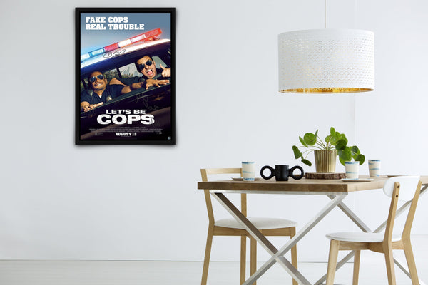 Let's Be Cops Signed Poster with COA