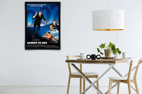 Licence to Kill Signed Poster with COA