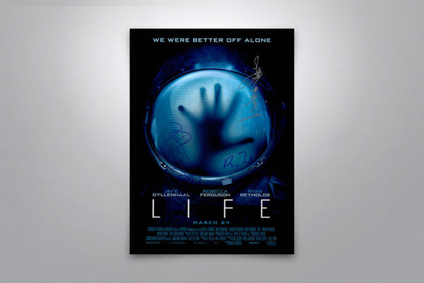 Life Signed Poster with COA