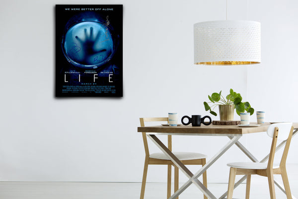 Life Signed Poster with COA