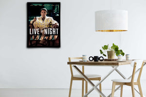 Live by Night Signed Poster with COA