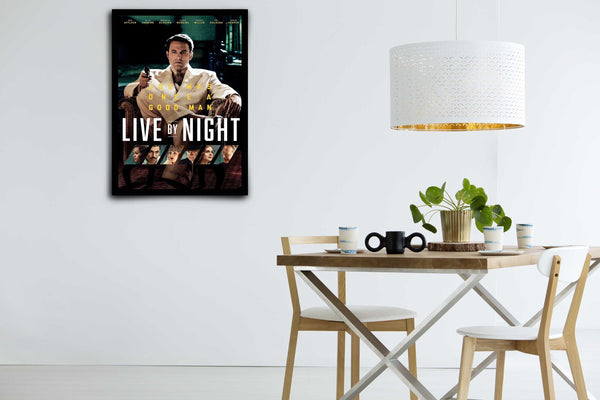 Live by Night Signed Poster with COA