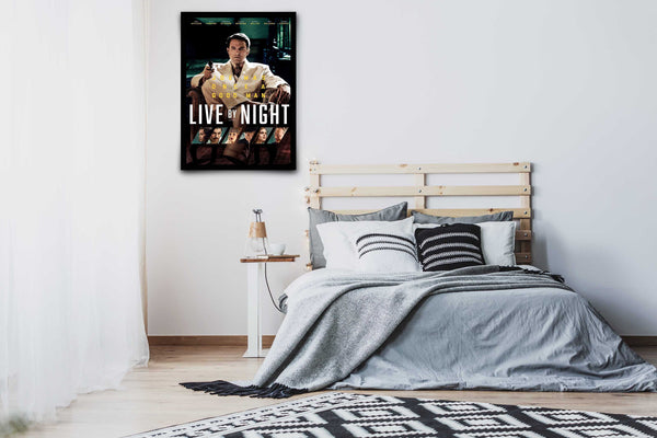 Live by Night Signed Poster with COA