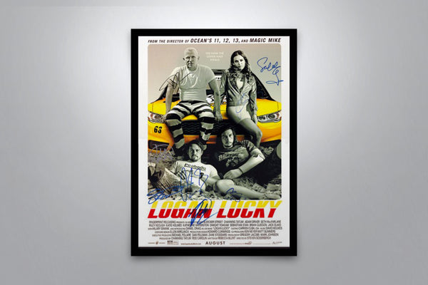 Logan Lucky Signed Poster with COA