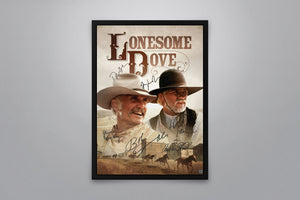 Lonesome Dove Signed Poster with COA