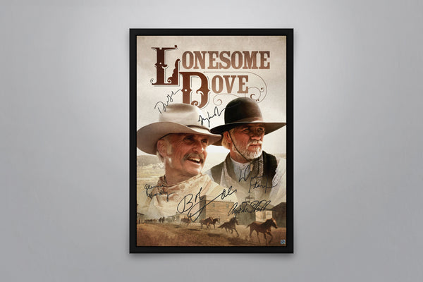 Lonesome Dove Signed Poster with COA