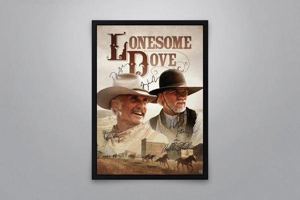 Lonesome Dove Signed Poster with COA