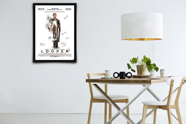 Looper Signed Poster with COA